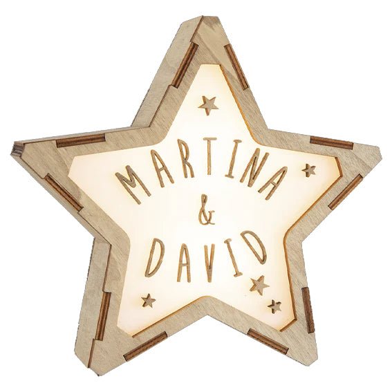 Lampara Infantil Personalizada Estrella - Nanetes